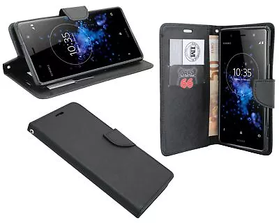 $18.56 • Buy Book-Style Phone Case Accessories Black For Sony Xperia XZ2 Premium @ COFI