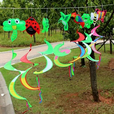 Butterfly Parrot  Spinner Twister Windsock For Caravan Camping Flag Pole Garden • £6.39