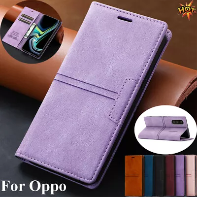 Fr OPPO A74 4G 5G A54 A57 2022 A77 A52 A91 Magnetic Flip Wallet Case Stand Cover • $13.99
