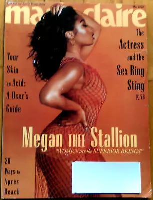 MARIE CLAIRE MAGAZINE MAY 2020 With MEGAN THEE STALLION On Cover BRAND NEW • $4.99