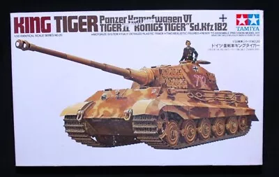 TAMIYA #MT146 1/35 SEALED INTERNAL PACKAGING MOTORIZED KING TIGER Model Kit! • $35.79