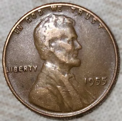 1955 Wheat Penny Double Die Obverse On  LIBERTY . Nice Coin To Add  • $49.99