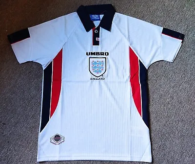  England 1998 Retro Home Football Shirt. Men's Size Small. • £27