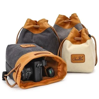 Digital DSLR Bag Waterproof Shockproof Camera Backpack Video Photo Bag • $22.49