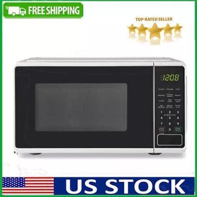 0.7 Cu. Ft. Countertop Microwave Oven Compact LED Timer Kitchen 700W White US • $57.38