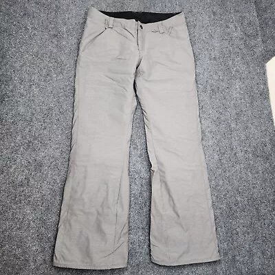 Volcom Snow Pants Women's XL Gray Frochickie Insulated Ski Snow Pants 10K • $39.93