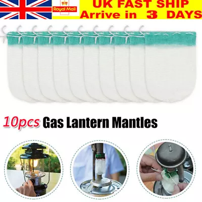 10pcs Lamp Mantles Coleman Lantern Gas Lanterns Fits Outdoor Camping UK 🚚 • £6.90