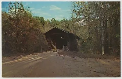 Meadows Mill Covered Bridge Halawakee Creek Lee County Alabama  • $5.99