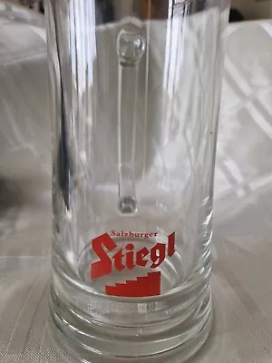 £5.99 • Buy Brand New Stiegl Salzburger Glass Pint Beer Mug Tankard 'Great Xmas Gift'