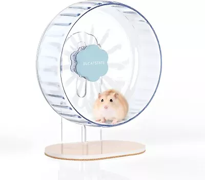 Bucatstate Hamster Wheel Super-Silent 21cm With Adjustable Base Dual-Bearing • £22.99