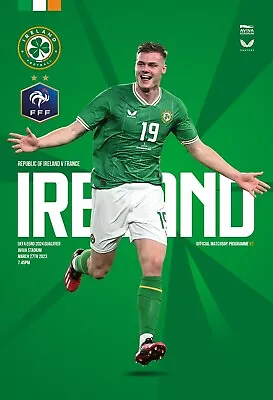 £6.20 • Buy Republic Of Ireland V France  27/03/2023 Matchday Programme