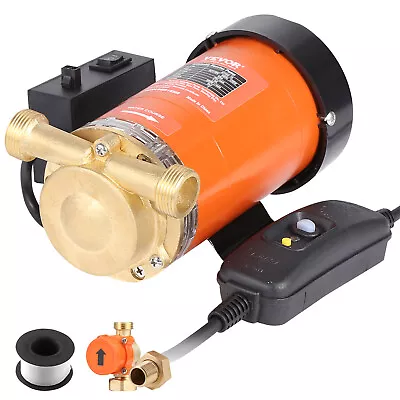 VEVOR 120W Automatic Water Pressure Booster Pump 396 GPH Household Flow Switch • $56.98