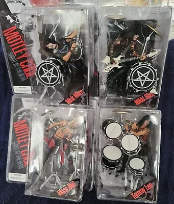 Motley Crue Music McFarlane Figures Vince Mick Nikki Tommy.  Vintage . • $207.50