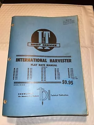 I&T Shop Manual IH-42 Models 140-1568  B275 B414 Hydro 70 & 100- FREE SHIPPING • $14.89