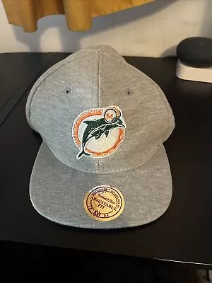 Miami Dolphins Snapback Cap Mitchell & Ness. Adjustable Fit Vintage Collection • £11