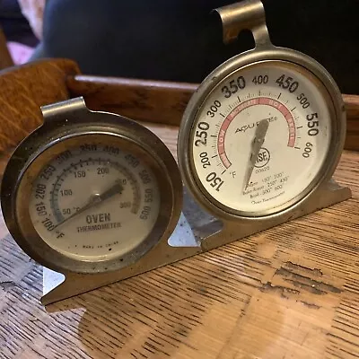 2 Vintage  Oven Thermometers One Says Acurite • $6