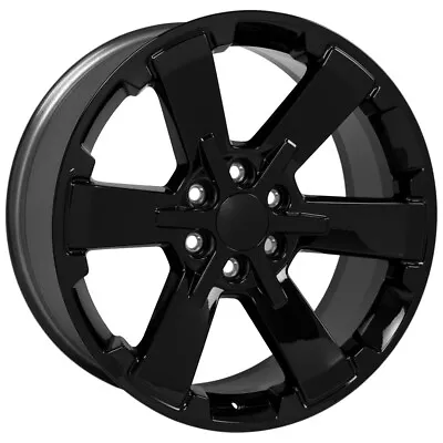 OE Wheels CV41B 22x9 6x5.5  +24mm Gloss Black Wheel Rim 22  Inch • $293.99