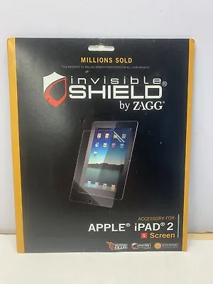 $9.99 • Buy New Zagg Invisible Shield Apple IPad 2 Original Screen Coverage Protector. J1