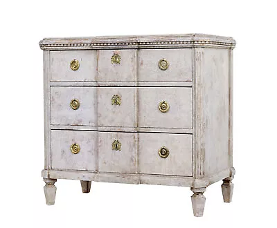 Swedish 19th Century Painted Breakfront Chest Of Drawers • $4444.98