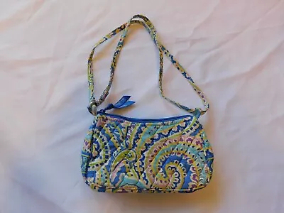 Vera Bradley Capri Blue Retired Crossbody Small Handbag Purse Shoulder Bag • $20.79