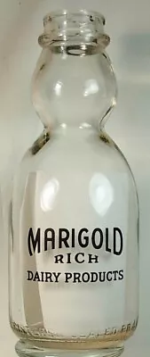 Marigold Rich Dairy Products Cream Top Milk Bottle With Picture • $35