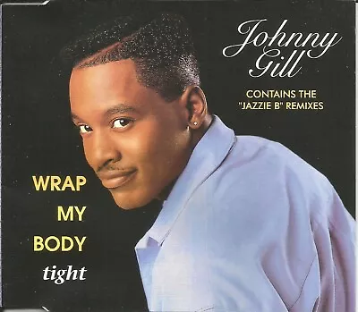 JOHNNY GILL Wrap My Body 3 MIXES 7 & 12 INCH  & INSTRUMENTAL CD Single SEALED • $24.99