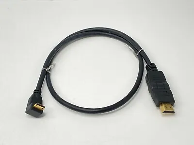 1.4 HDMI Cable - 28  Standard (Type A) To Mini Right Angle (Type C) HDMI Cable  • $40