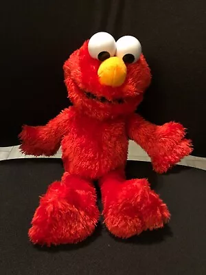 2017 Sesame St. Tickle Me Elmo Laughing Talking 14  Plush Battery Opperated  • $15