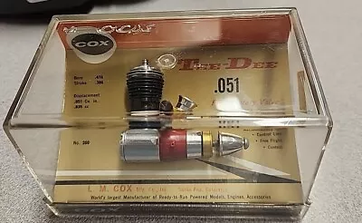 VtG Cox Tee Dee .051 R/C Model Airplane Engine NEW IN BOX • $337.22