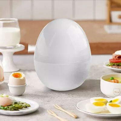 Egg Pod Microwave Oven Cooker Perfectly Cooks Hard Boiled Detaches Shell H15CM • $13.99