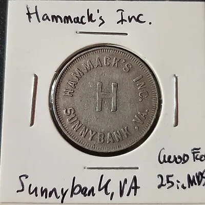 Sunnybank VA Virginia Token Hammock's Inc. Northumberland County Good For 25 • $35.99