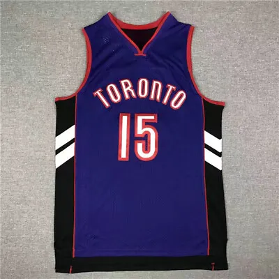 Toronto Legend Throwback Men 15# Vince Carter Basketball Jersey All Stitched • $22.99