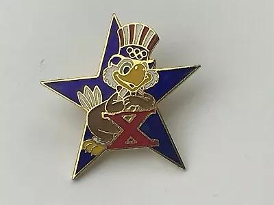 1984 Vintage Los Angeles Olympics Pin Uncle Sam Eagle Star C4 • $5.06