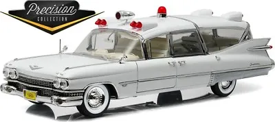 1959 Cadillac Ambulance WHITE  1:18  18004 • $249.95