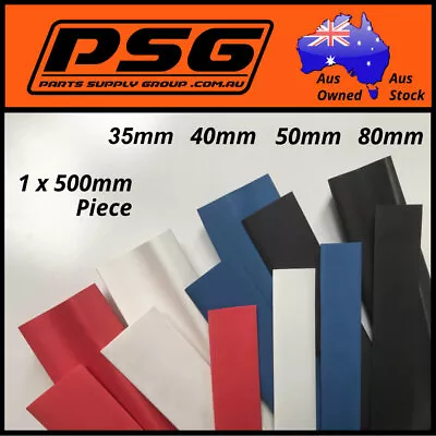 Heat Shrink 500mm Of Tubing 35mm 40mm 50mm 80mm Red White Blue Black Yellow • $5.55