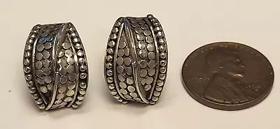 John Hardy Dot Collection Sterling Silver Beaded Earrings • $59.95
