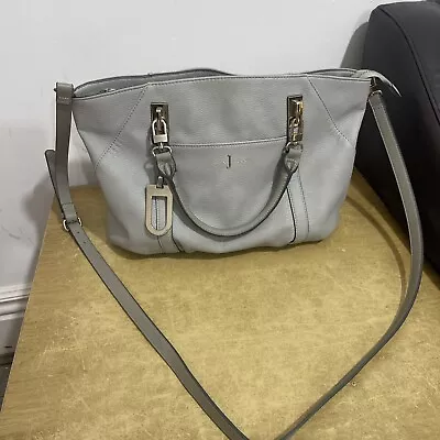 Jasper Conran Gray  Leather Women Hand/ Shoulder Bag • £20