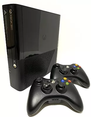 Xbox 360 Console E 500GB Black Console W/ 2 Controllers • $59.99