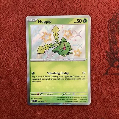 Hoppip - 096/091 - Shiny Rare Near Mint Pokemon Paldean Fates • $3.70