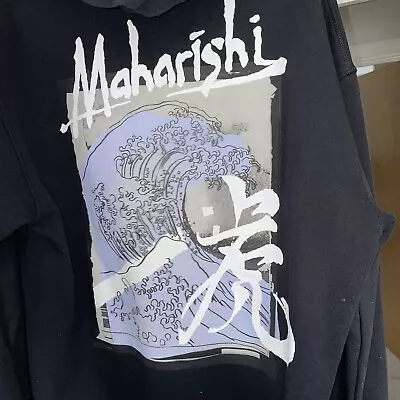 Maharishi Tiger Waves Hoodie Black XL New • £50