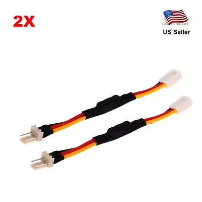 3 Pin Male To Female Connector PC Fan Speed Extension Cable - 2pcs • $5.98