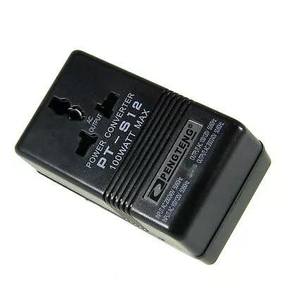 100W AC 110V/120V To 220V/240V Dual Voltage Transformer Power Converter Adapter • $12.99