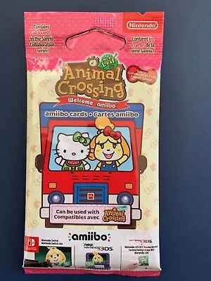 Animal Crossing Amiibo Sanrio Hello Kitty Welcome Amiibo Packet Of 6 Cards New • $27.97