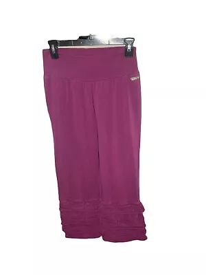 Matilda Jane Paint By Numbers PAINTBRUSH FINN Pant Burgundy Purple Ruiffle LN XS • $20