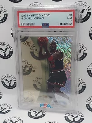 1997 Skybox E-X2001 Michael Jordan PSA 7 • $64.99