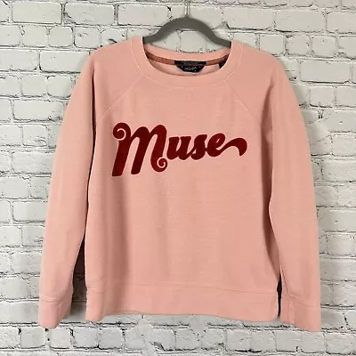 Scotch And Soda Maison Scotch Muse Magnifique Sweatshirt Pink Womens XS • $9.99