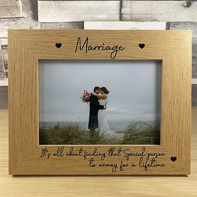 Wedding Gift Anniversary Gift For Him Printed Photo Frame Gift For Couple • £6.99