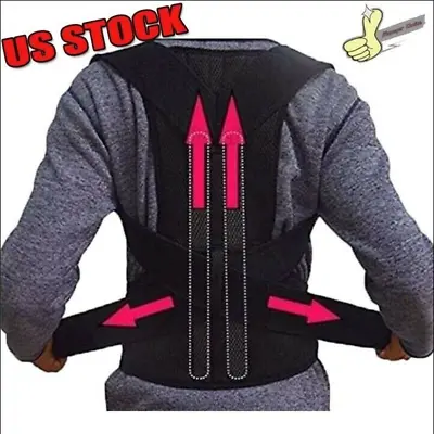 $20.20 • Buy Waist Support Belt For Work Heavy Duty Lift Lumbar Lower Back Brace Suspenders