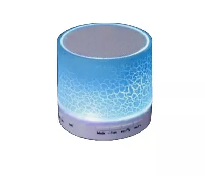 Mini Portable Night Light Bluetooth Portable Speaker Bass For MP3 IPhone IPad • £9.99