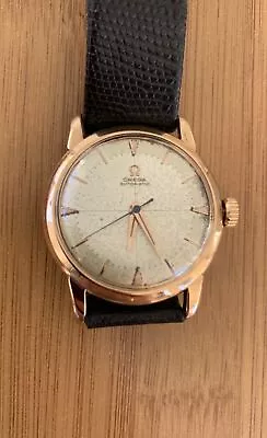 Vintage Omega 18k Solid Rose Gold Seamaster/Constellation Automatic Cal. 501 • $3099.60
